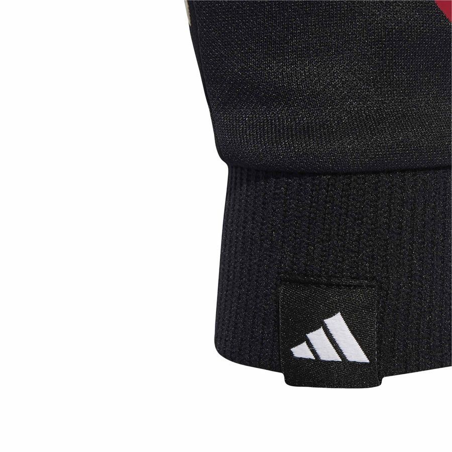 Liverpool Player Gloves - Black/Strawberry Red-SoccerKits Hub | Buy Soccer Jerseys Online
